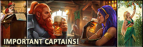 Wichtige Kapitäne im totalbattle Universum