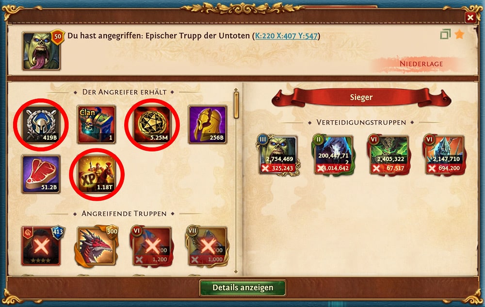 Episches Weltmonster 4 Truppen