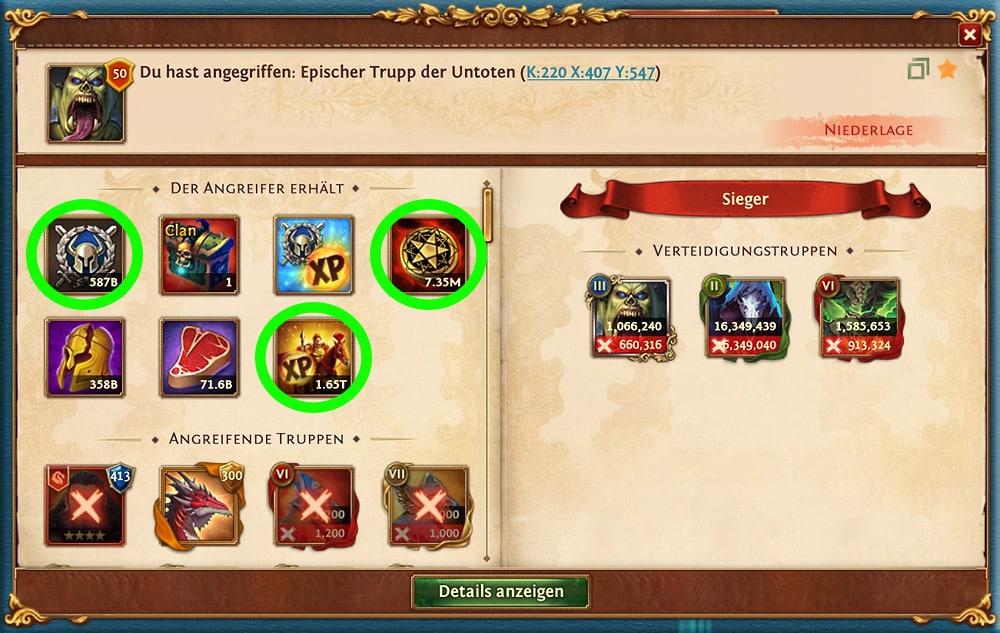 Episches Weltmonster 3 Truppen